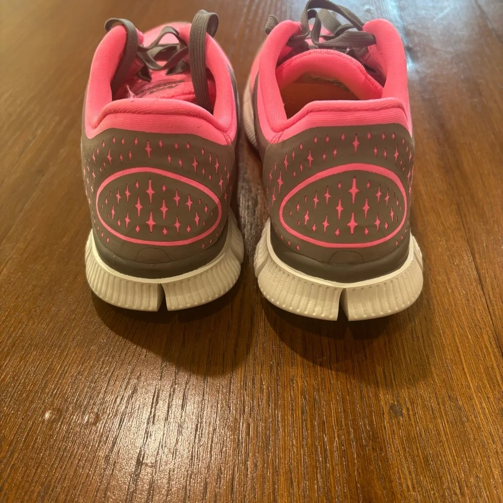 Nike Free Run 3 Women’s Running Shoes Pink Gray Size 10 - Picture 8 of 11